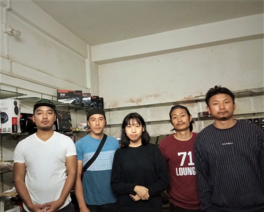 (From left to right): Vepo Thingo, Salhou Tepa, Muzilu Vero, Pursunep Jamir, Chete Thele.